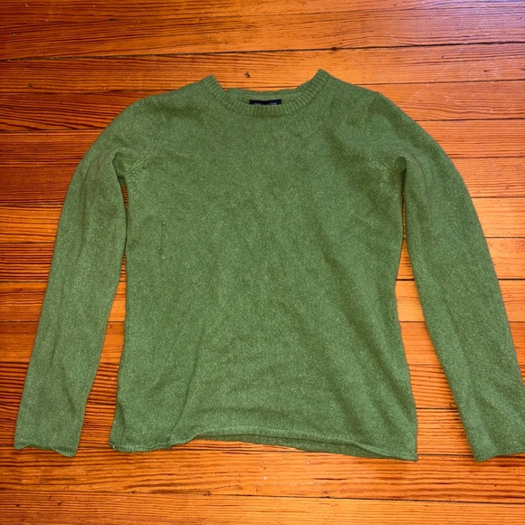 Tommy Hilfiger Sweaters - Cashmere Tommy Hilfiger Green Sweater